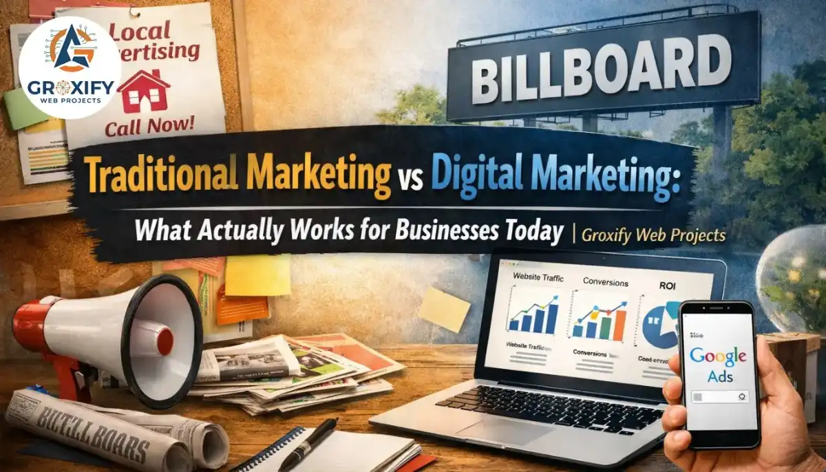 traditional marketing vs digital marketing