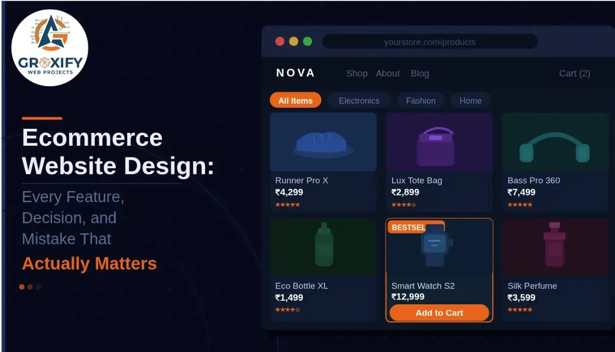 ecommerce website design