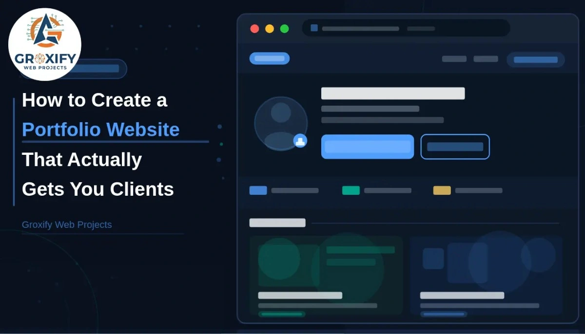 how to create a portfolio website