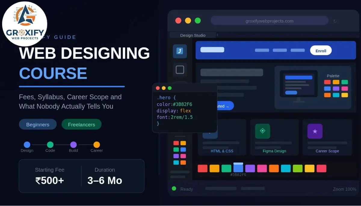 web designing course